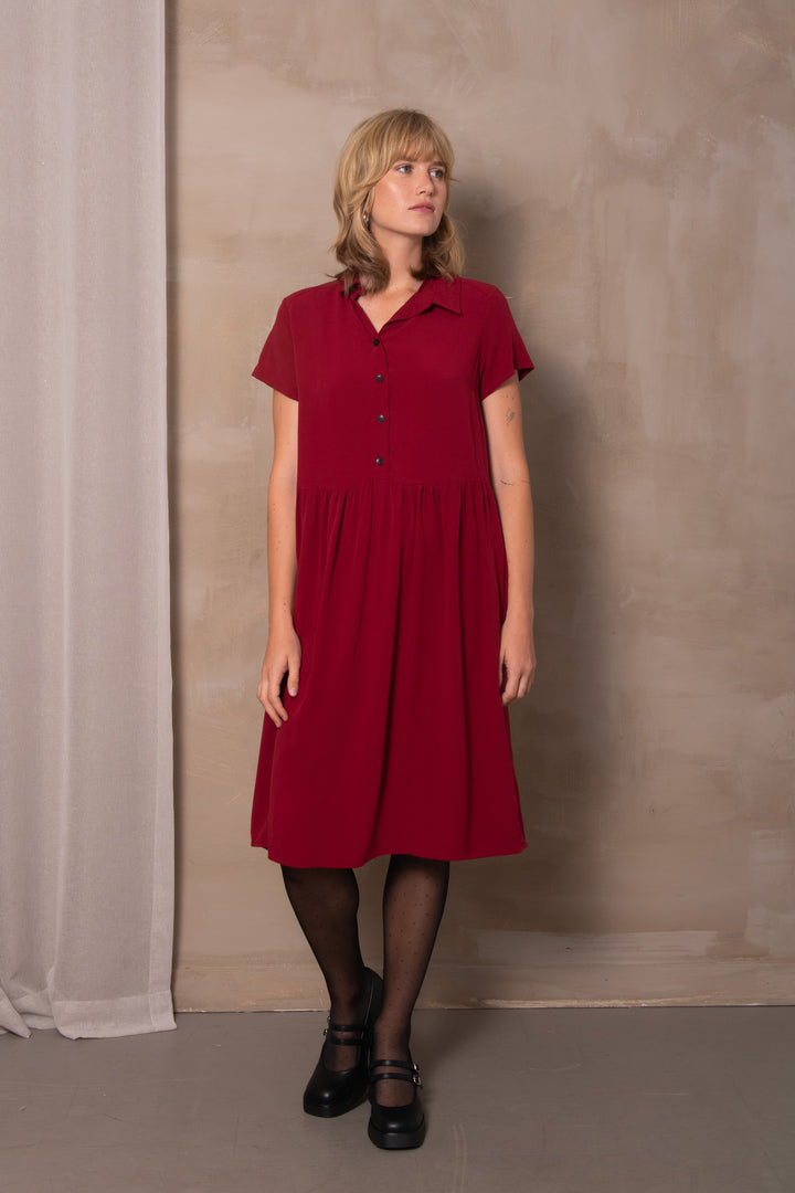 Athena Dress - Red