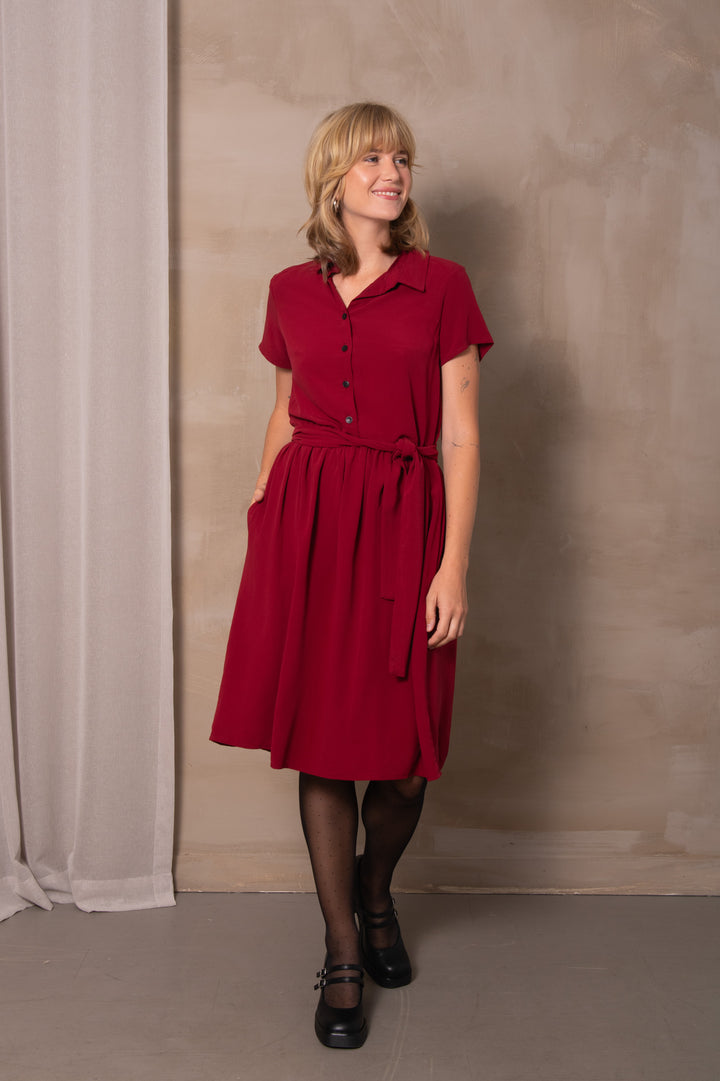 Athena Dress - Red