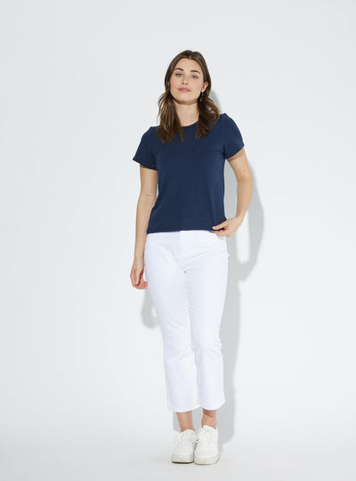 T-Shirt Chrysanthème / Bleu