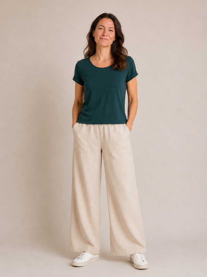 Bahamas T-Shirt - Emerald Bamboo