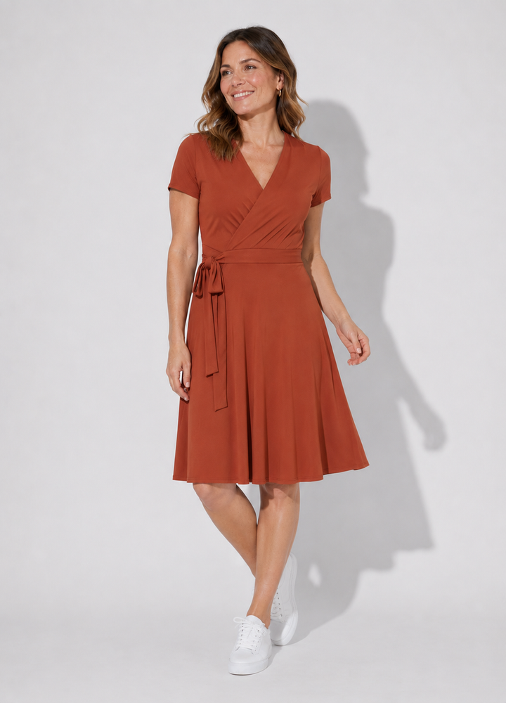 Robe Tulipe / Rouge Terre