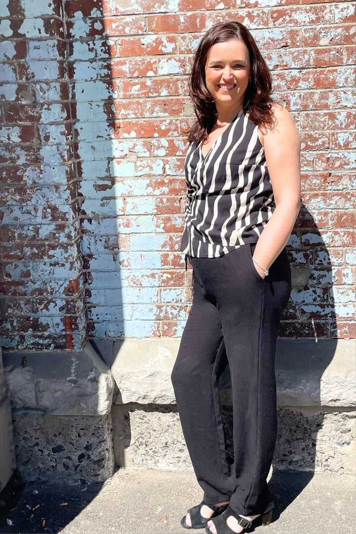 Pantalon Slow Summer - Noir uni