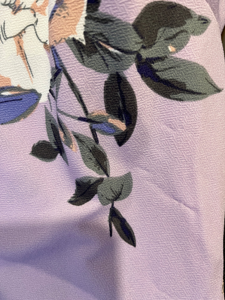 003 - Robe Joséphine - Fleuri lilas - Presque parfait