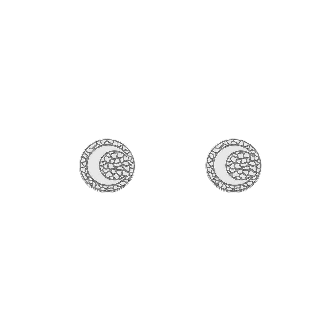Moon earrings / Small crescent moon