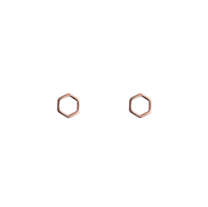 Hexagon earrings / Honeycomb
