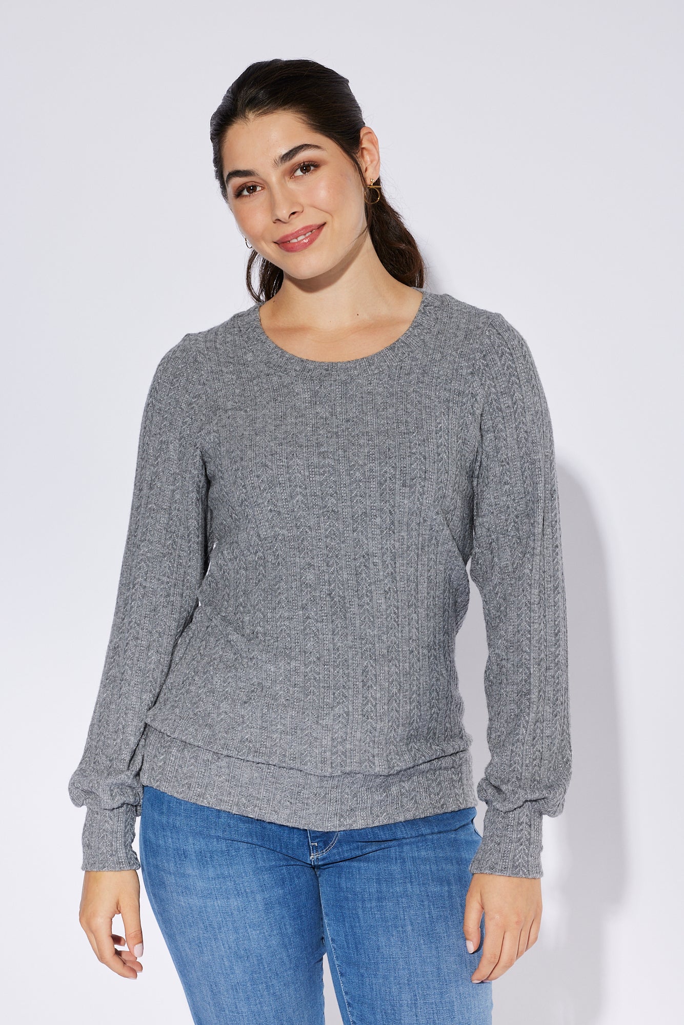 Sophie Sweater / Gray Knit