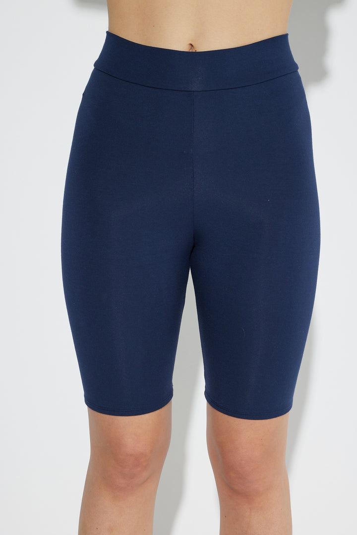 Caladium Bib Shorts / Navy