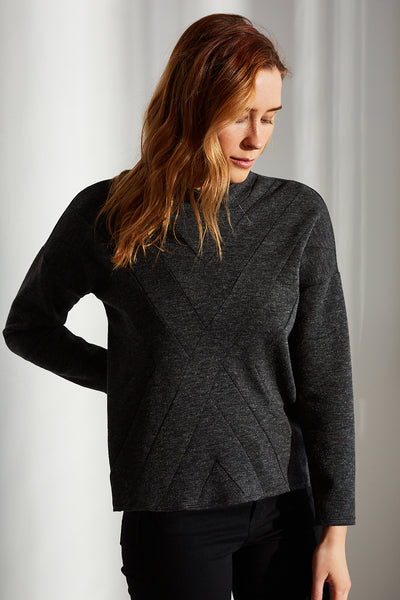 Sigrid Sweater - Charcoal Cashmeer