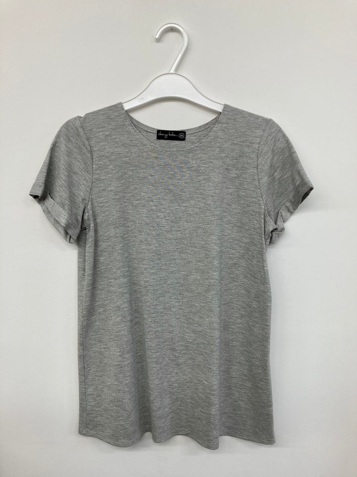 Bahamas T-Shirt - Heather Pale Gray Bamboo