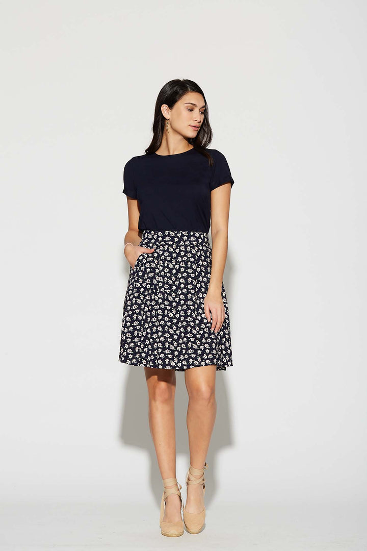 Jupe Fleetwood - Fleuri Menthe 90s