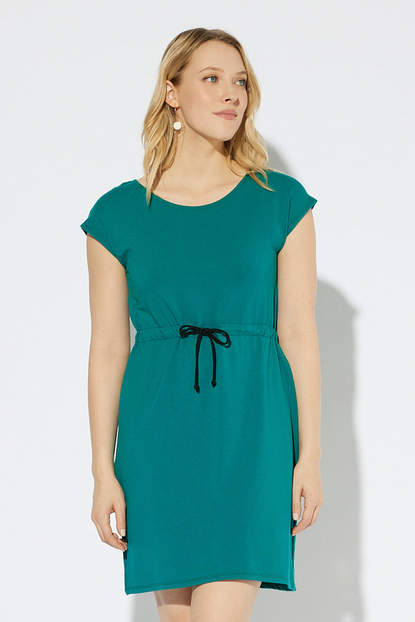 Hydrangea dress / Dark turquoise