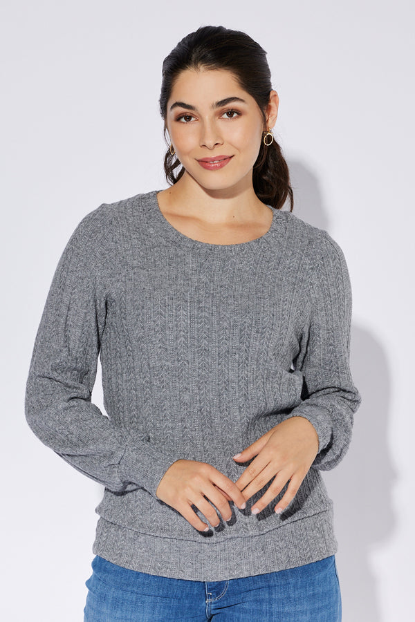 Sophie Sweater / Gray Knit